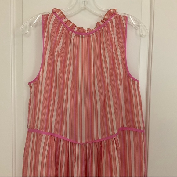 Anthropologie Visayas Pink Stripe Wide Leg Jumpsuit S - Picture 11 of 16